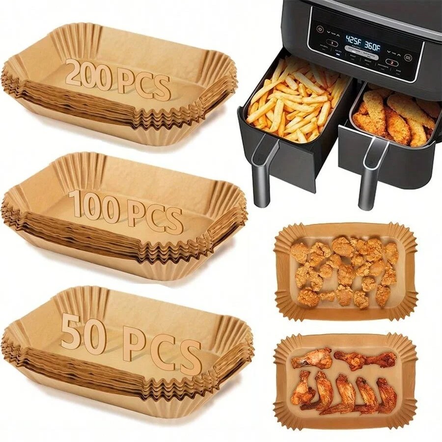 Air Fryer Accessories - Air Fryer Paper Liners Disposable Oil-proof&Heat