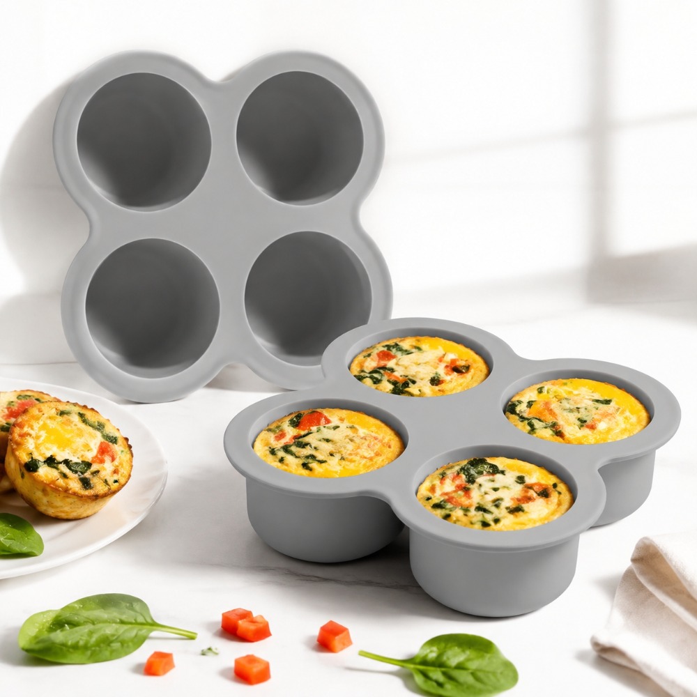 Air Fryer Accessories - 2pcs Air Fryer Egg Mold 4