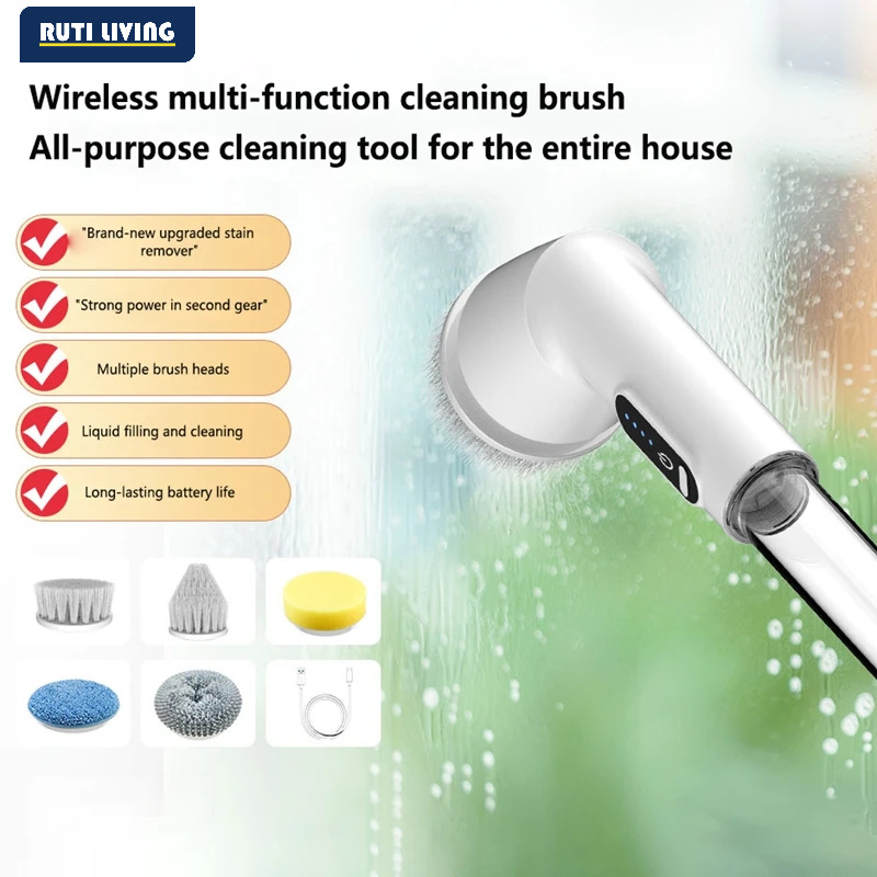 Wireless Electric Cleaning Bru - Kitchen Gadgets Electric review and price