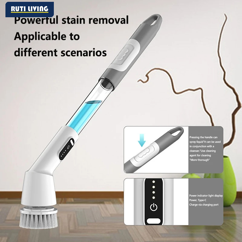 Wireless Electric Cleaning Bru - Kitchen Gadgets Electric review and price