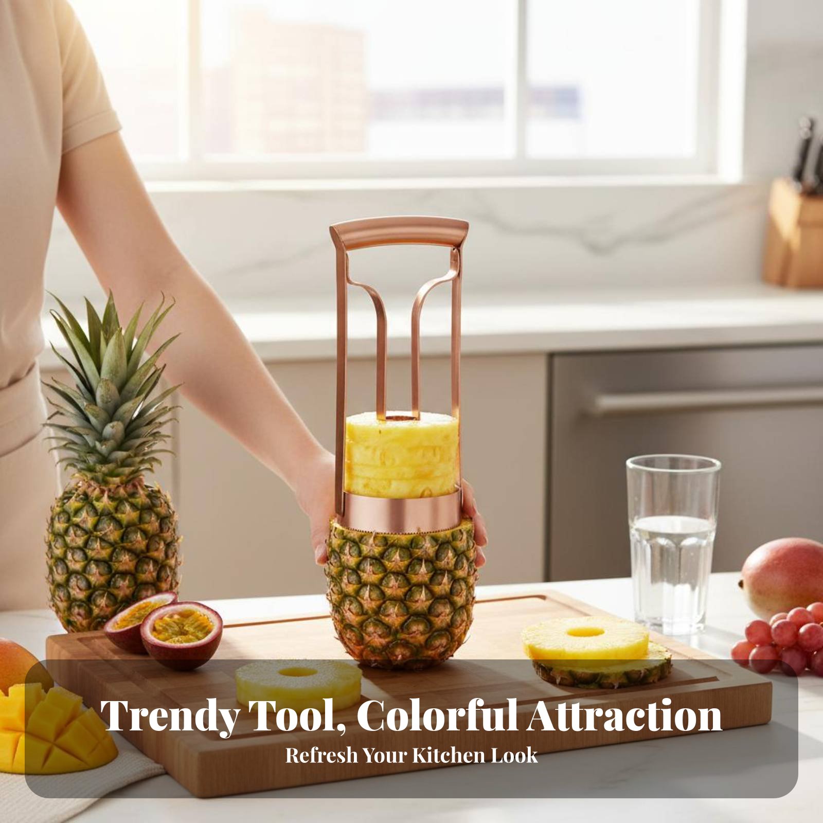 Stainless Steel Pineapple Cutt - Kitchen Gadgets And Tools review and price