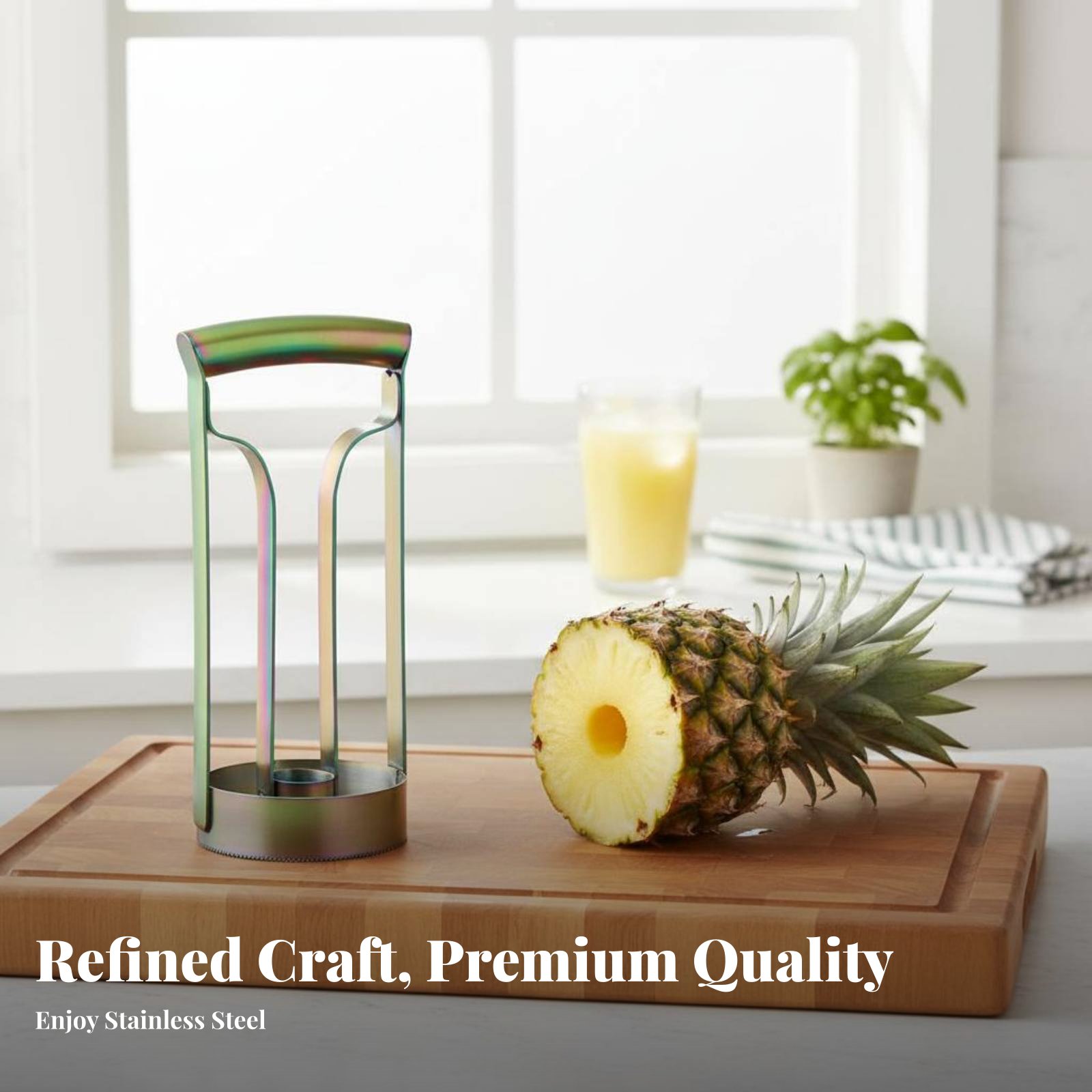 Stainless Steel Pineapple Cutt - Kitchen Gadgets And Tools review and price