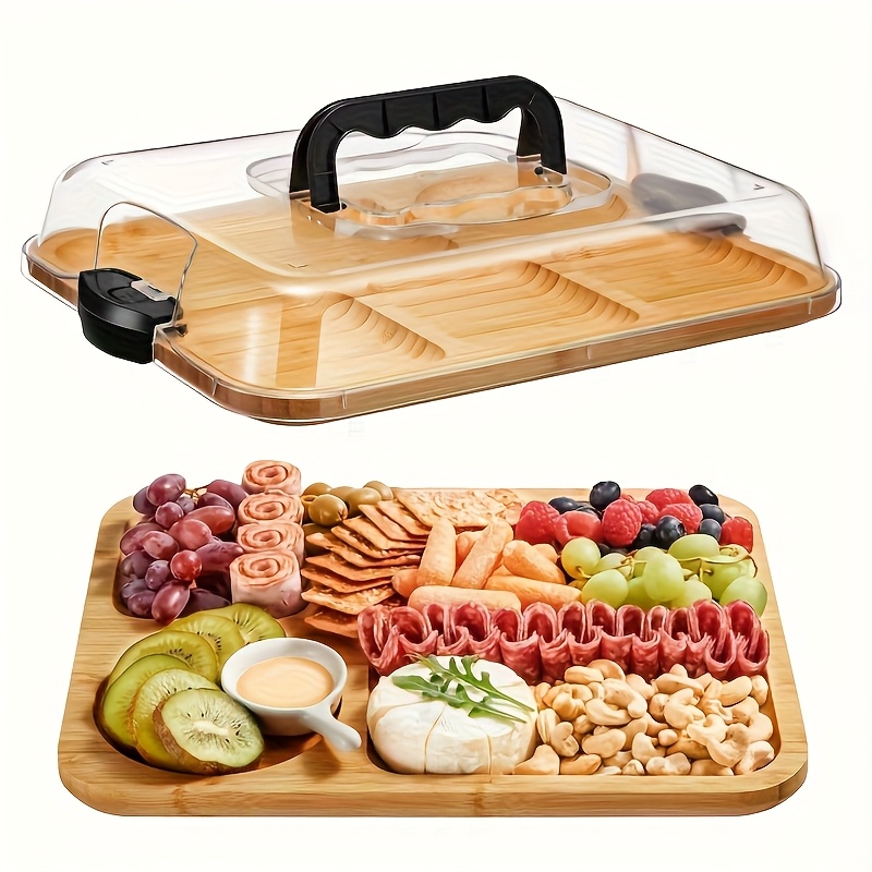 Bamboo Cutting Board with Lid  - Bamboo Cutting Board review and price