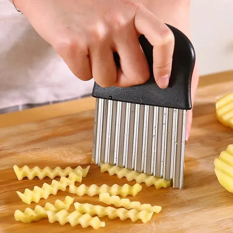 Stainless Steel Potato Chip Sl - Kitchen Gadgets Dropshipping review and price