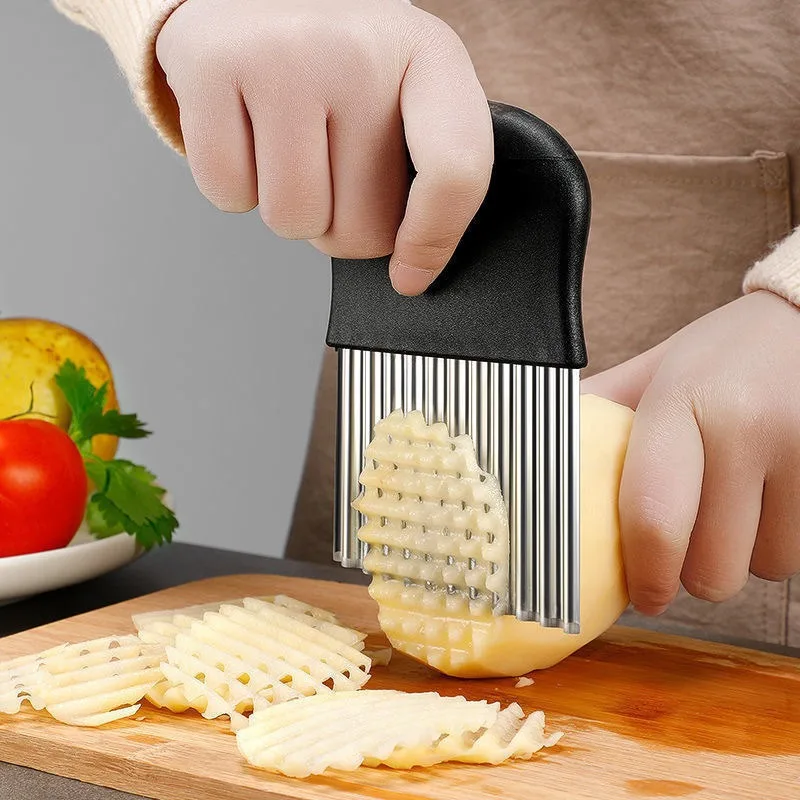 Stainless Steel Potato Chip Sl - Kitchen Gadgets Dropshipping review and price