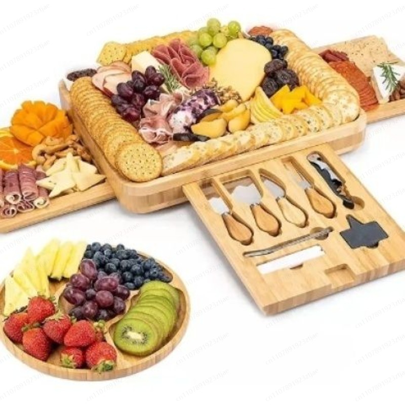 3-Drawer Bamboo Cheese & Cutti - Bamboo Cutting Board review and price