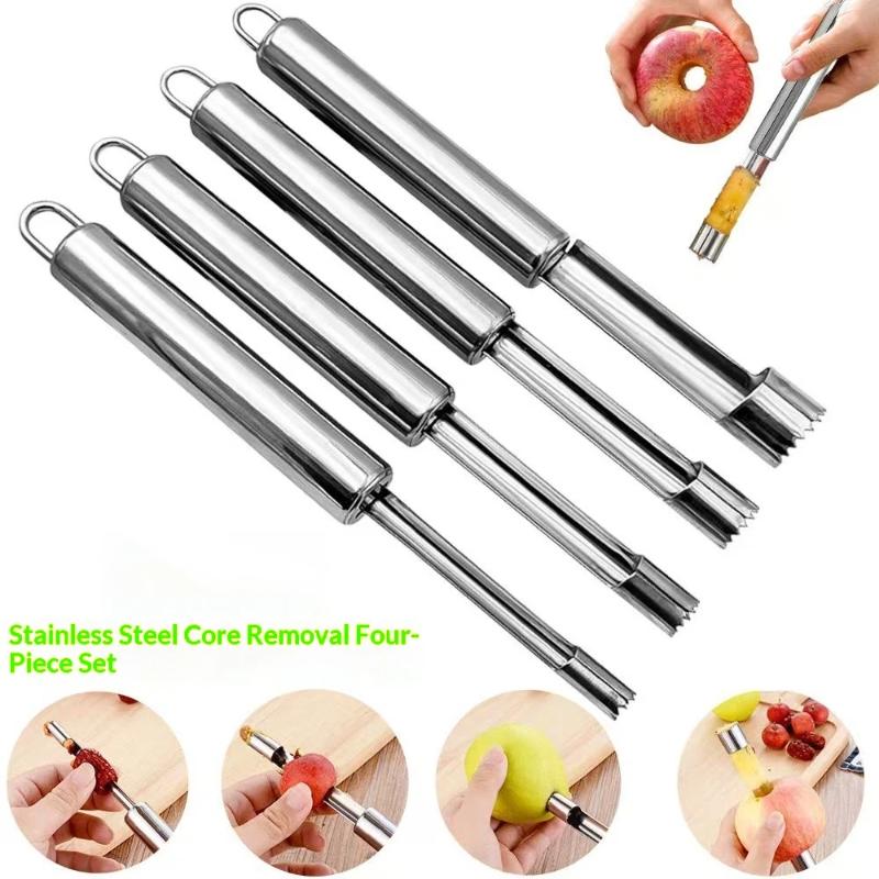 4pcs Fruit Core Remover Cutter - Kitchen Gadgets And Tools review and price