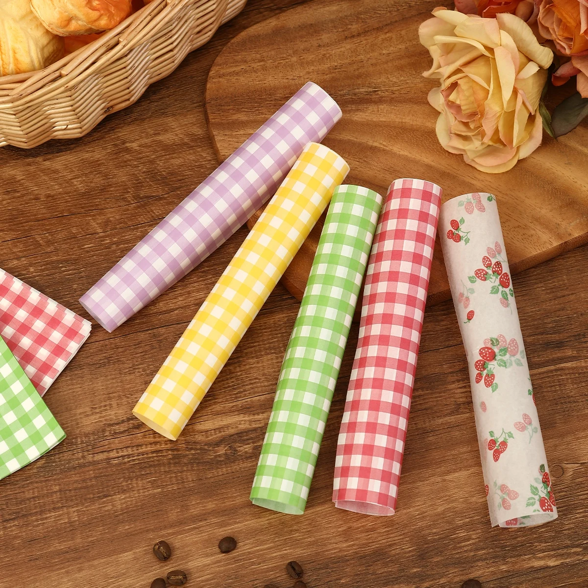50Pcs Oilproof Wrapping Paper  - Kitchen Gadgets Gift review and price