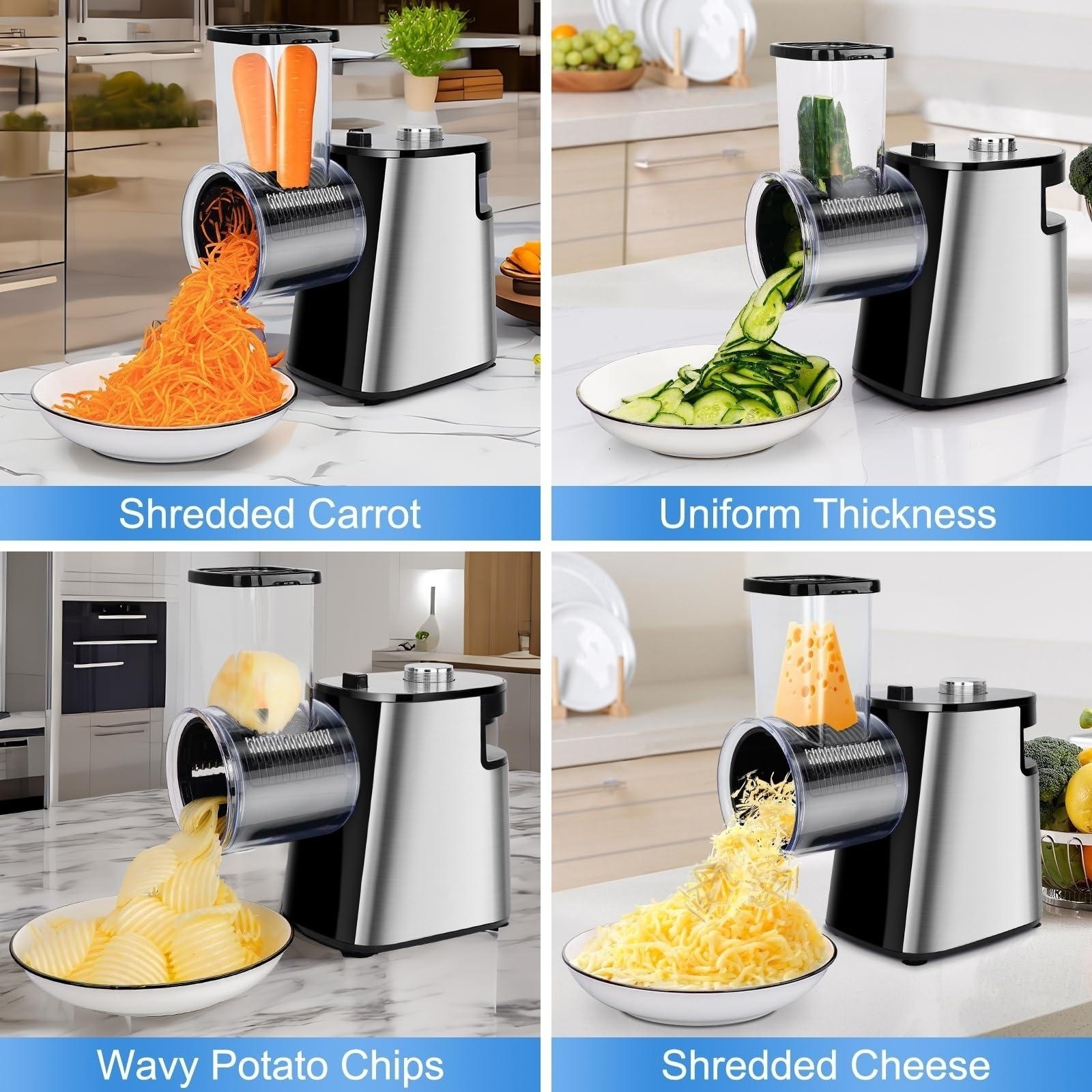 Food Slicer Cheese Grater Kitc - Kitchen Gadgets Electric review and price