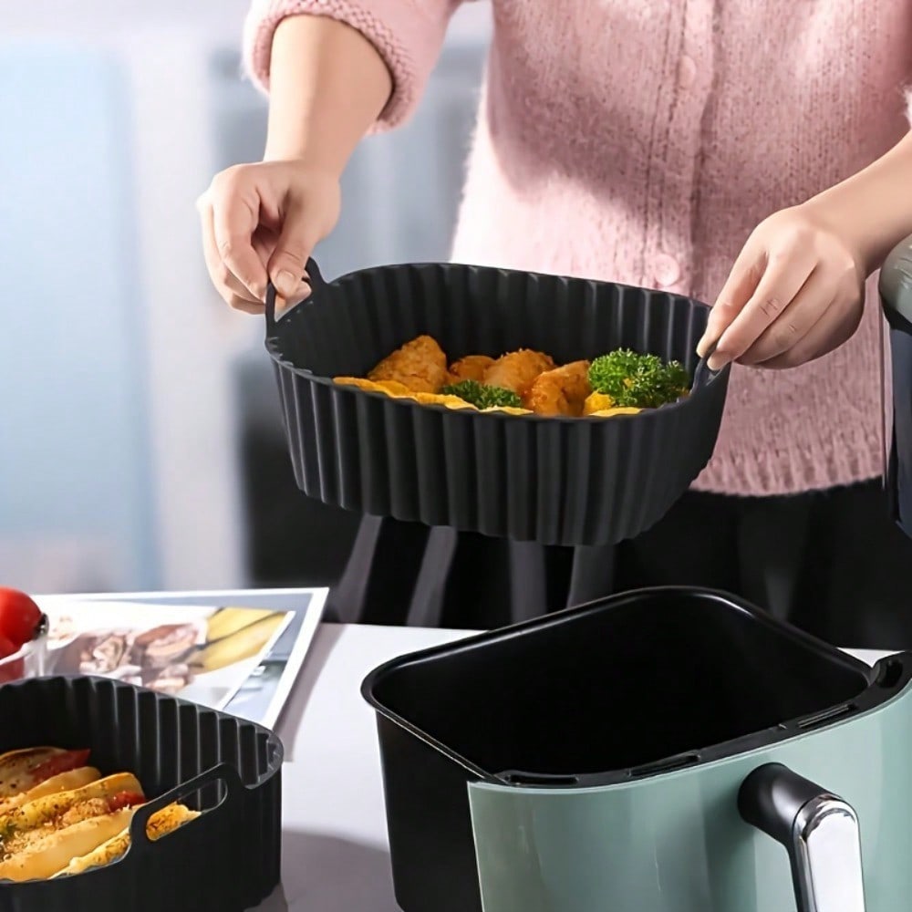 1pc Reusable Silicone Air Frye - Air Fryer Accessories review and price