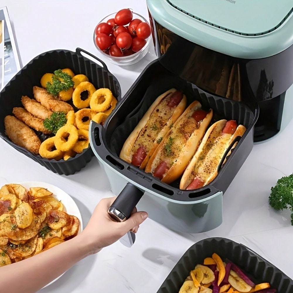 1pc Reusable Silicone Air Frye - Air Fryer Accessories review and price