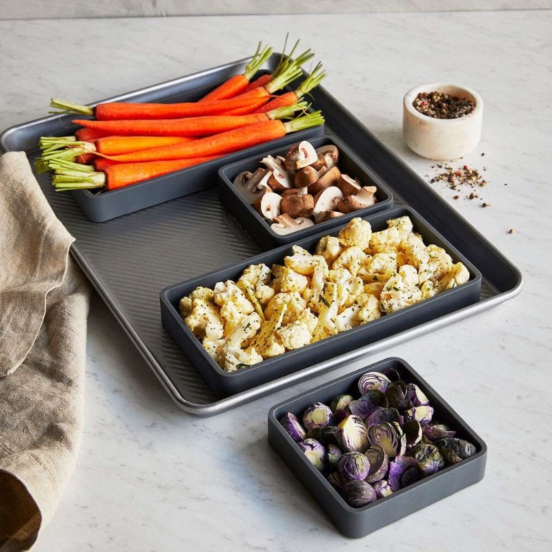 1Set Silicone Sheet Pan Set, X - Air Fryer Accessories review and price