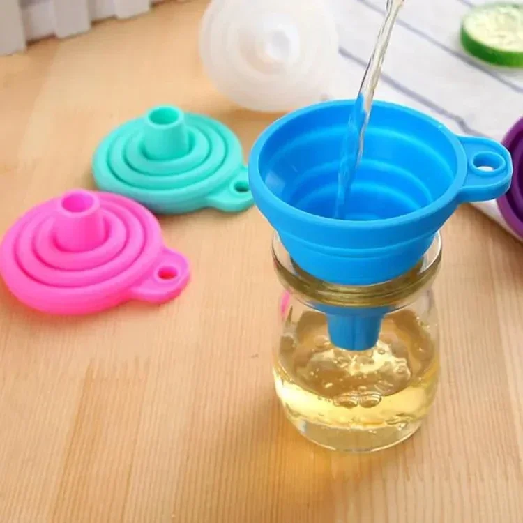 1/4PCS Silicone Collapsible Fu - Kitchen Gadgets For Small Kitchens review and price