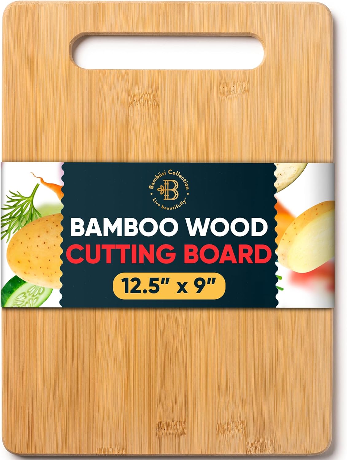 Bamboo Cutting Board 12.5x9 in - Bamboo Cutting Board review and price